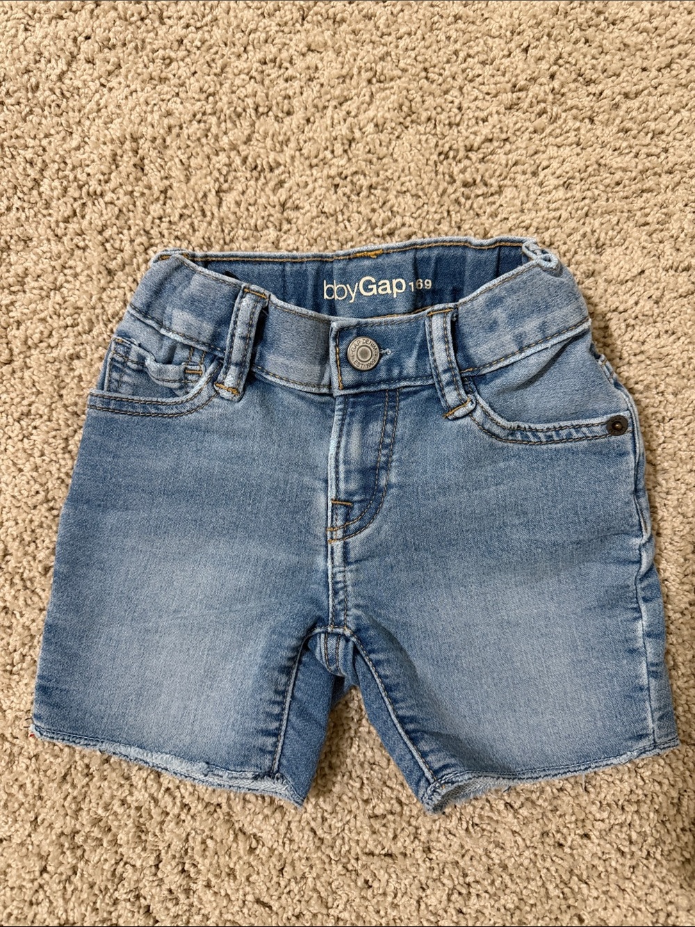 GAP Light Blue Denim Shorts for Kids